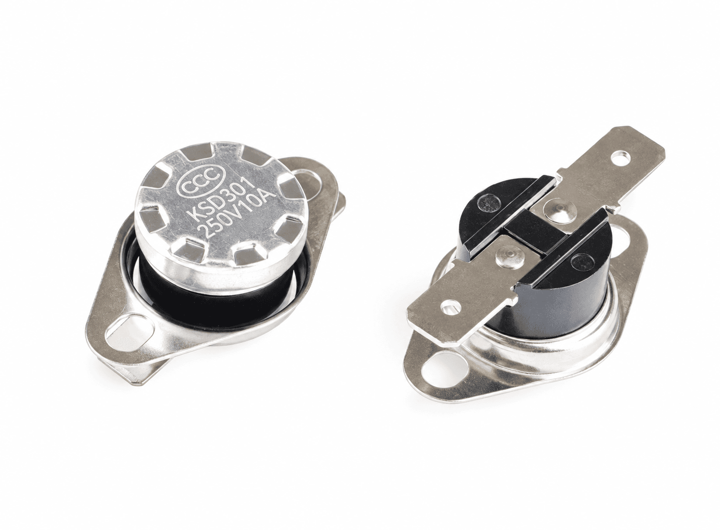 منظم حرارة KSD301 250V 10A مغلق اعتيادياً درجة 220c | Temperature Switch Thermostat