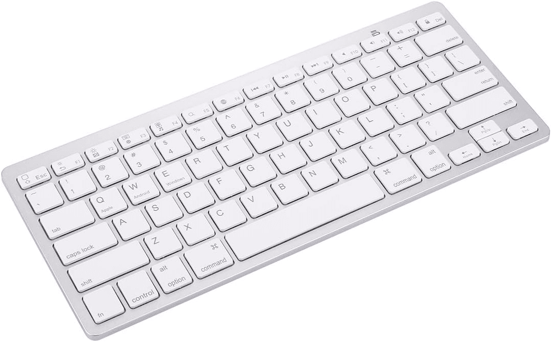 لوحة مفاتيح بلوتوث لاسلكية نحيفة 78 مفتاح لأجهزة الآيباد والأندرويد والكمبيوتر | Wireless Keyboard