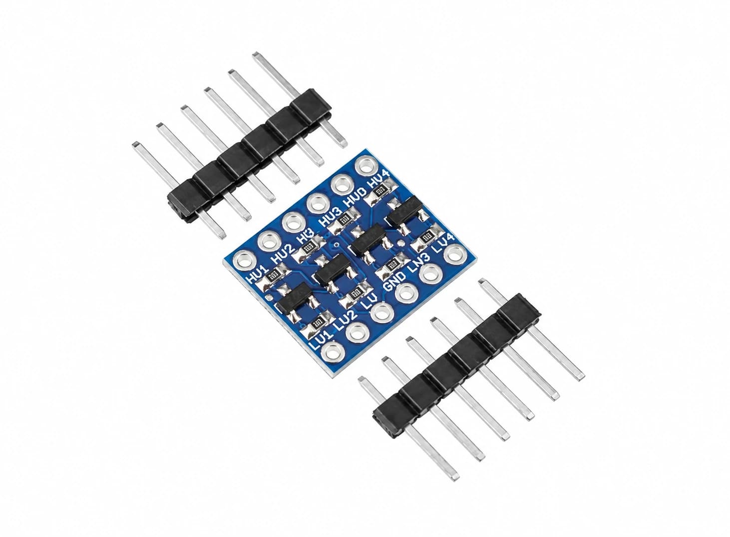 مُحوّل مستويات الجهد I2C بـ 4 قنوات ثنائي الاتجاه | 4-Channel Bi-Directional I2C Logic Level Converter Module
