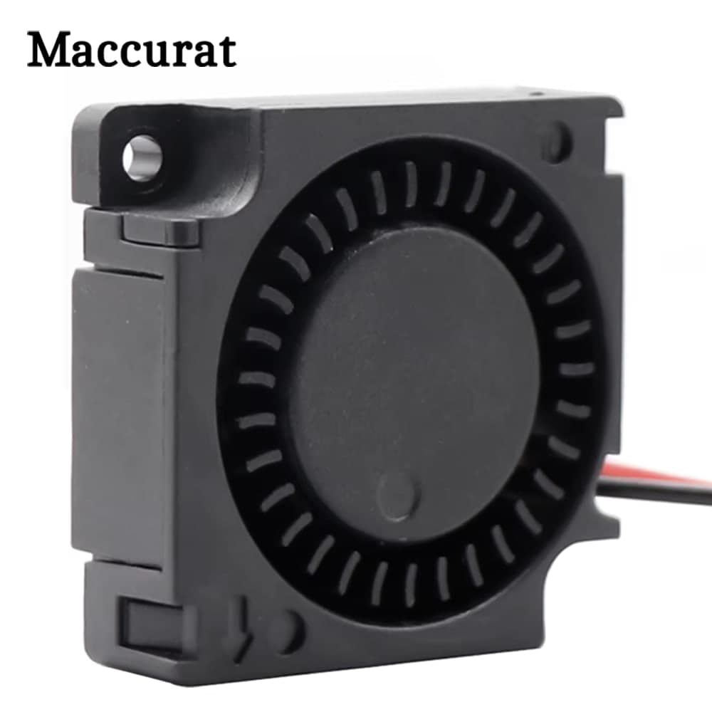 مروحة نفخ توربو 3010 فولتية 24V DC قياس 30x30x10mm للطابعات ثلاثية الأبعاد | 3010 Turbo Blower Fan 24V DC 30x30x10mm for 3D Printers