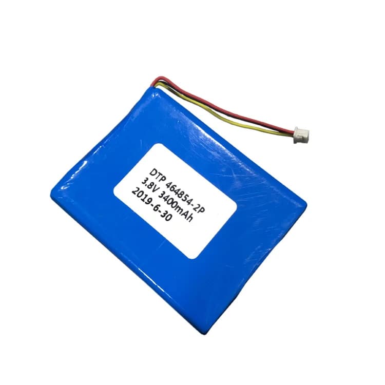 بطارية ليثيوم بوليمر 3400mAh 3.7V | Lithium Polymer Battery