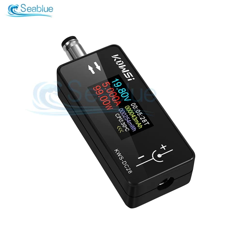 جهاز قياس تيار وفولتية DC 5.5x2.5mm 4-30V 0-12A | Digital Voltmeter Current Meter