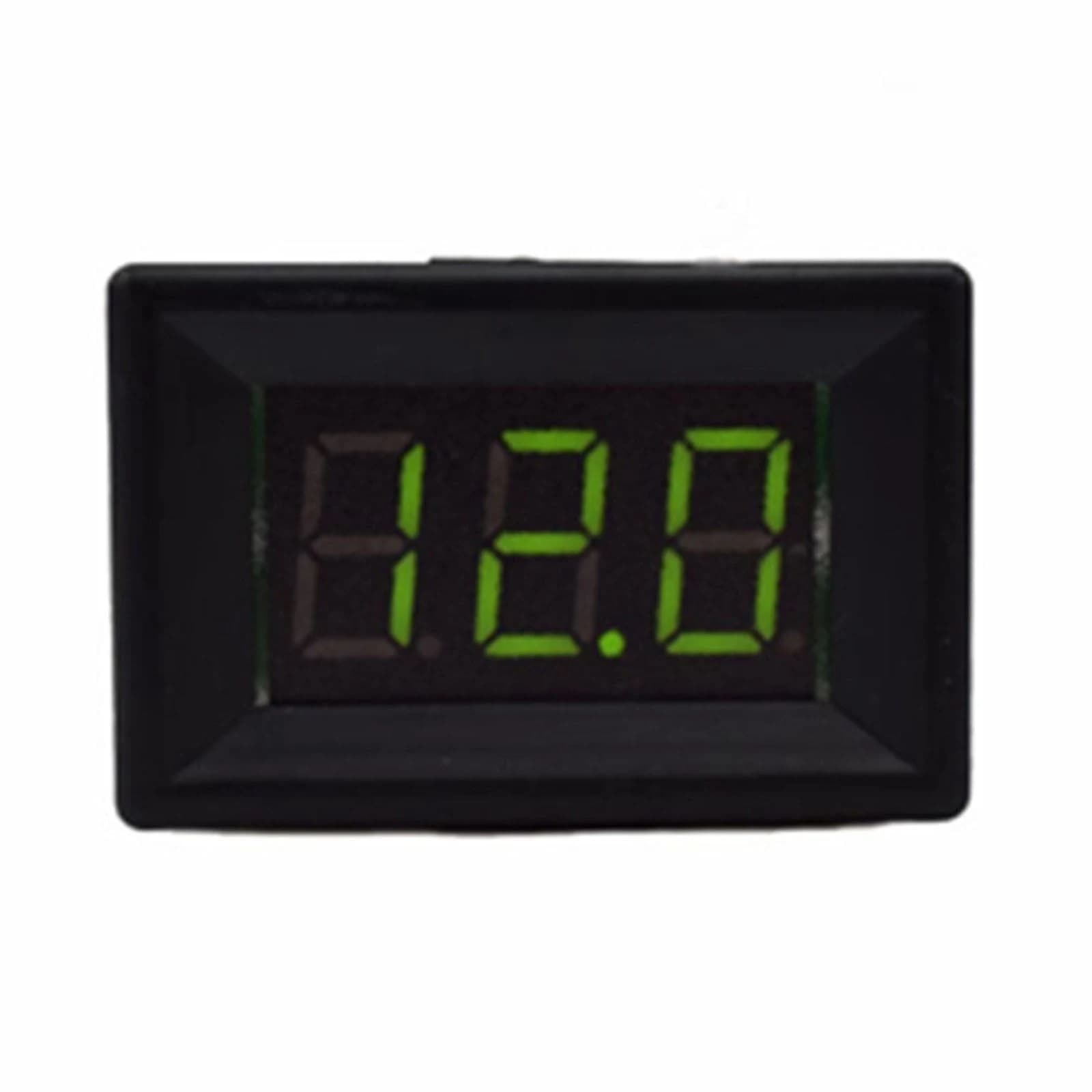 فولتمتر رقمي 0.36 إنش أخضر DC 2.5-30V بـ 3 أسلاك وشاشة 3 رقماً طراز 030262HO | Digital Voltmeter