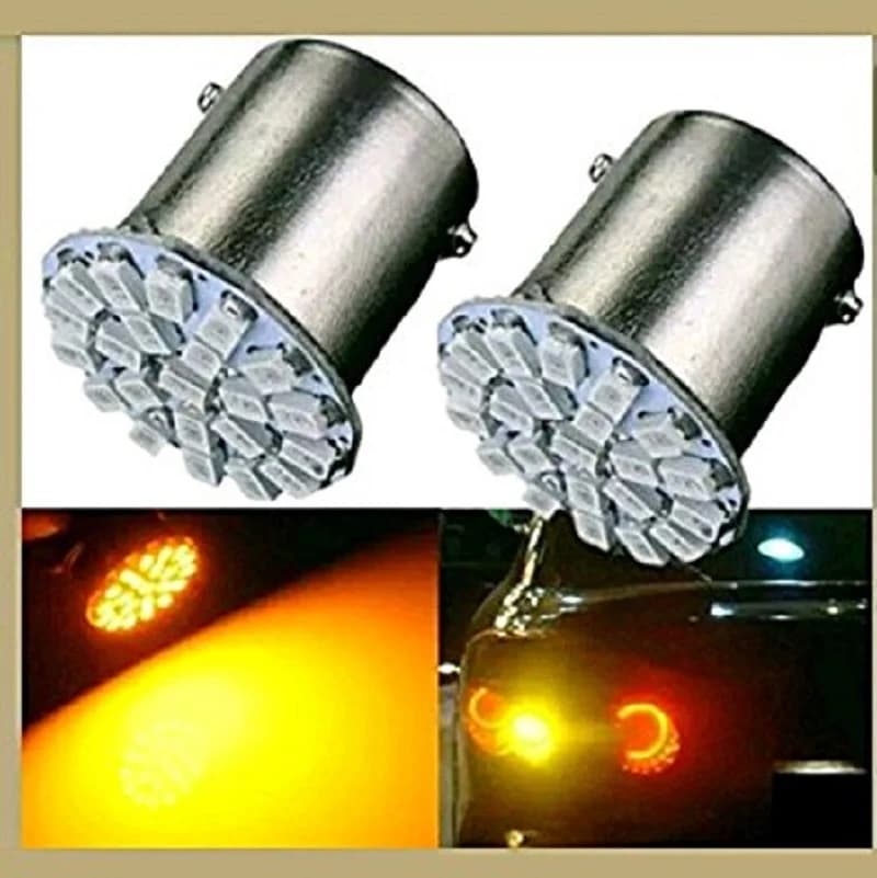 مصباح إشارة سيارة Guance 22 SMD LED لون كهرماني | LED Indicator Bulb