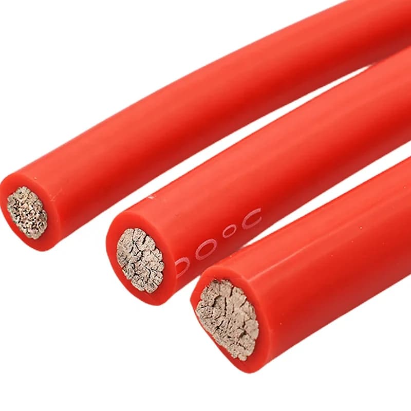 واير سيليكون 4 AWG 16mm طول 1m أحمر | Silicone Wire