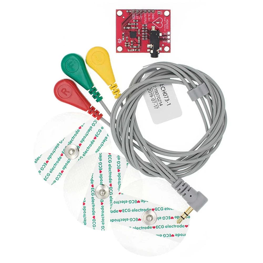 حساس تخطيط القلب AD8232 ECG Monitoring Sensor Heart monitor #S2 012018 | ECG Monitoring Sensor