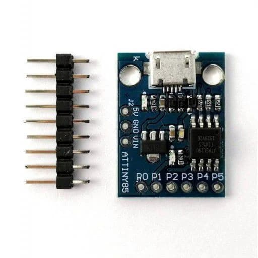 لوحة ديجيسبارك ايه تي تيني 85 مع منفذ مايكرو يو إس بي #S5 | ATTINY85 Micro USB Board