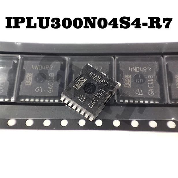 ترانزستور موسفت 4N04R7 بنموذج IPLU300N04S4-R7 HPSOF-8 بقدرة 40 فولت و300 أمبير | MOSFET