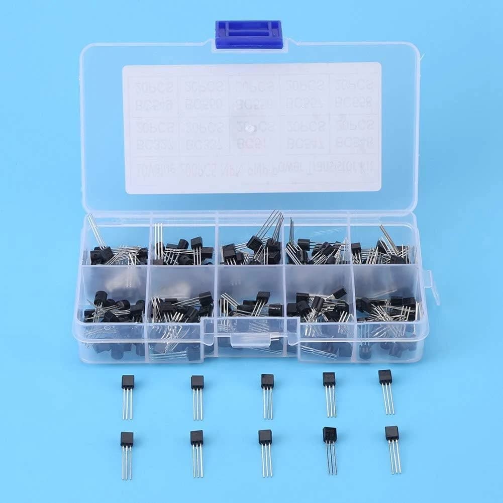 مجموعة ترانزستورات متنوعة 200 قطعة 10 قيم TO-92 | Transistor Kit