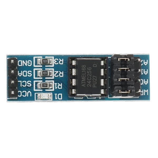 مُبَدِّل ذاكرة إيبروم واجهة آي تو سي AT24C256 | AT24C256 I2C EEPROM Memory Module