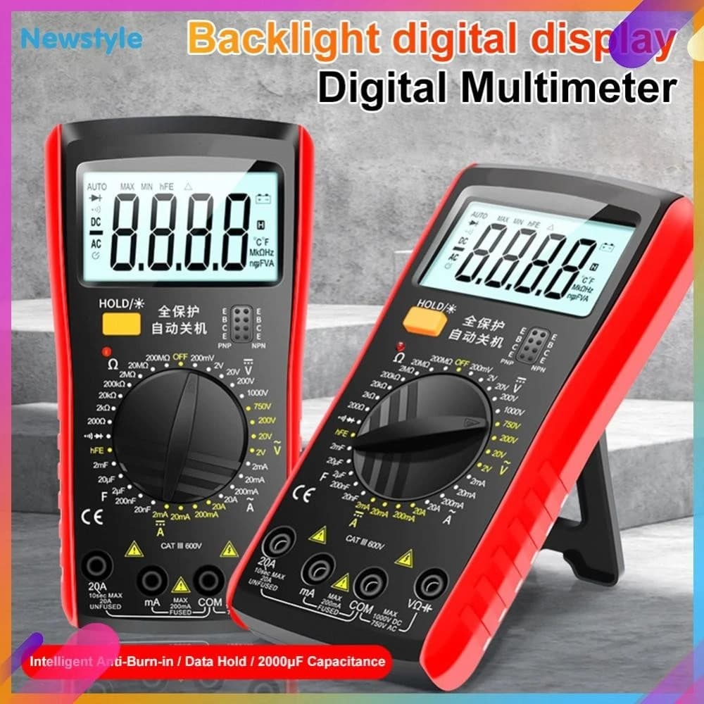 افوميتر رقمي ANENG 9205A لفحص الجهد والتيار والمقاومة والسعة رقم #AA 11315 | Digital Multimeter