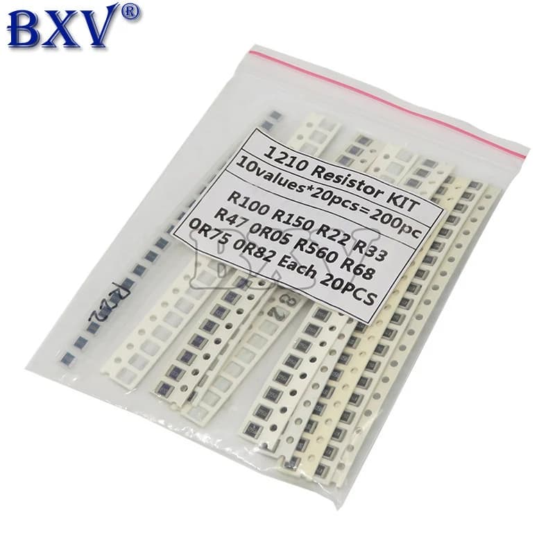 طقم مقاومات اس ام دي 0402 عدد 4000 قطعة متنوعة | SMD Resistor Kit