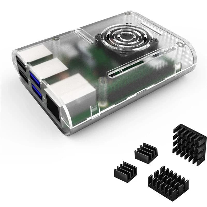 طقم صندوق حماية راسبيري باي 4 X80056 | Raspberry Pi Case Kit