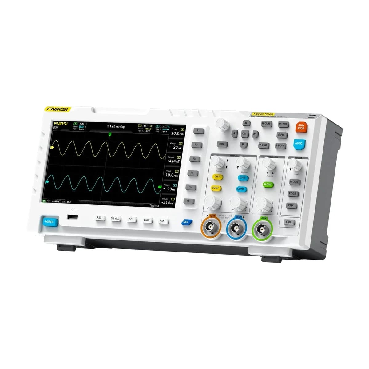 جهاز أوسيلوسكوب FNIRSI-1014D 100MHz 1GSA/s | Oscilloscope