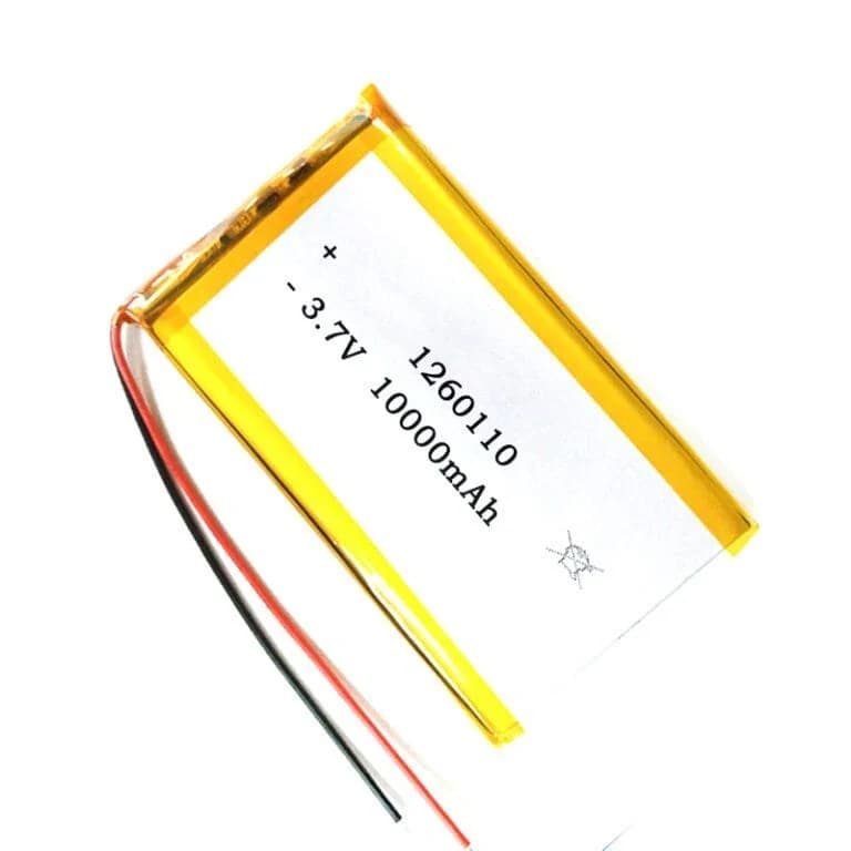بطارية ليثيوم بوليمر 3.7 فولت 10000 مللي أمبير | LiPo Battery