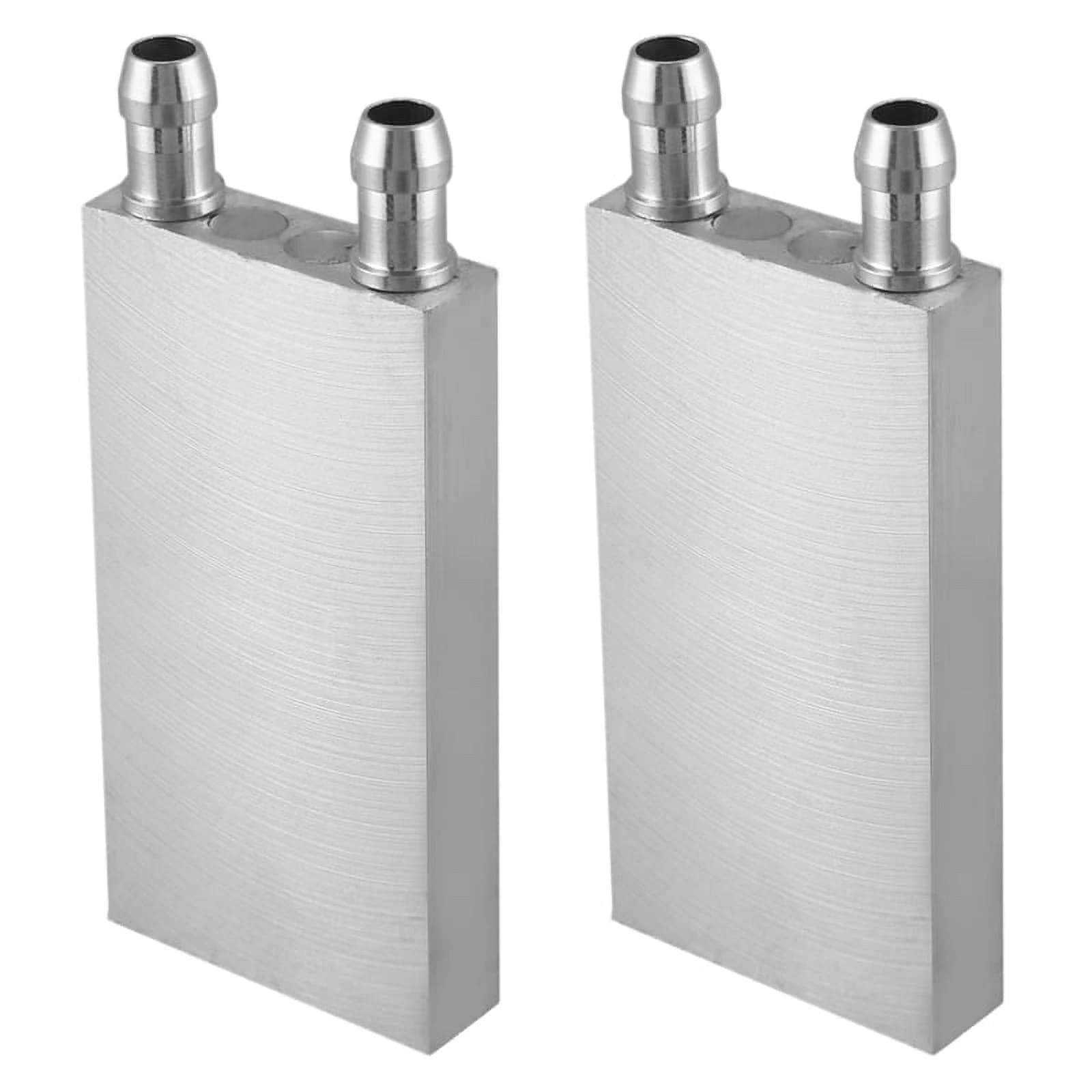 كتلة تبريد مائي من الألومنيوم Aluminum Water Cooling Block بحجم 80mm موديل X-HY0009B | Water Cooling Block