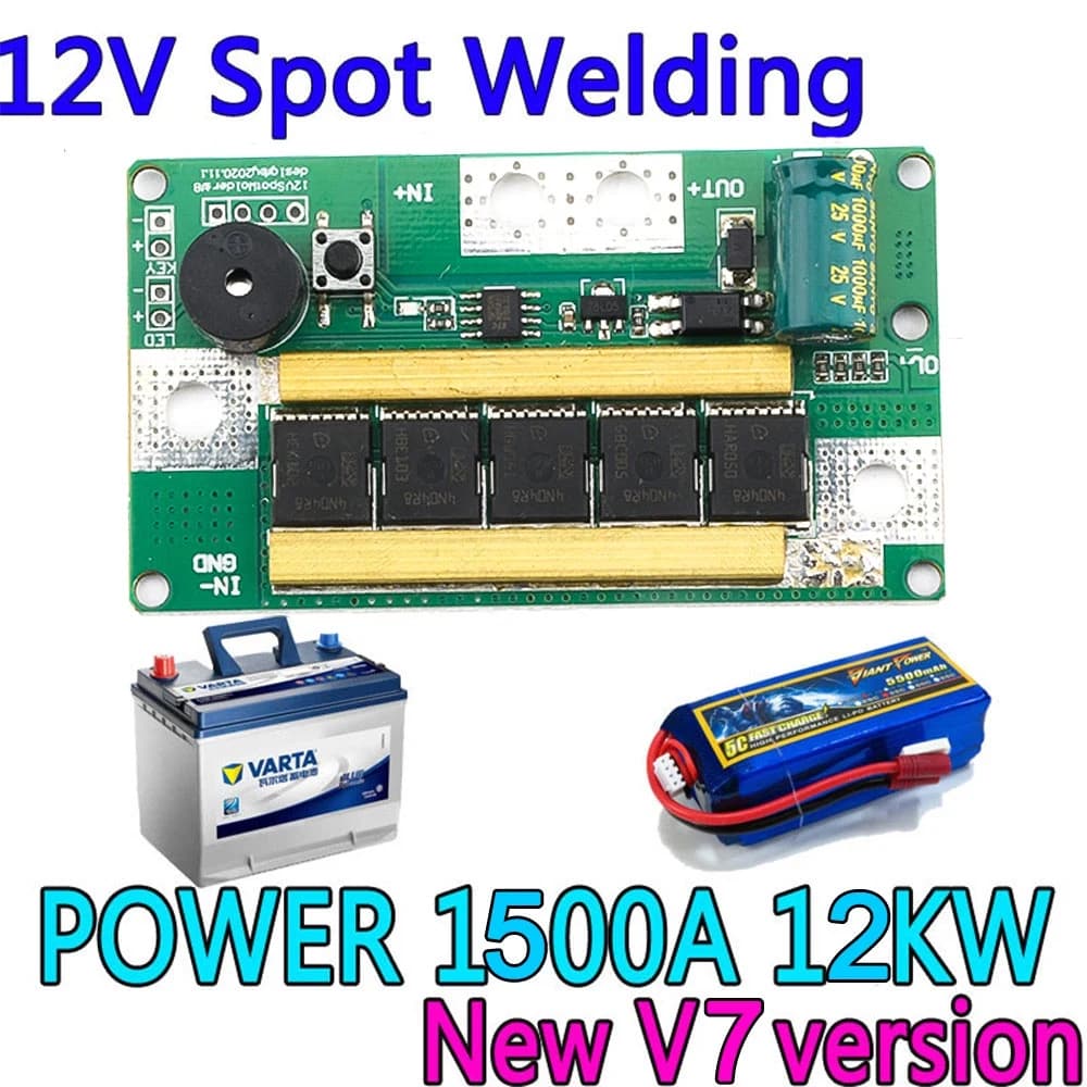 لوحة جهاز لحام نقطي للبطاريات محمول 12V 1800A 14 XR0013-52 | Battery Spot Welding Machine Board