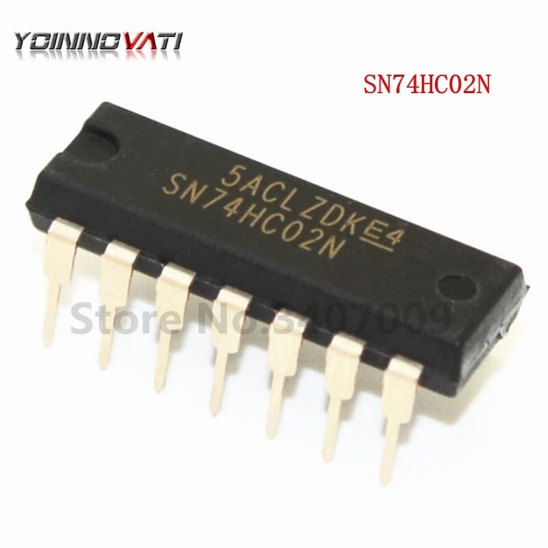 بوابة منطقية رباعية ذات مدخلين SN74HC02 Quad 2-Input NOR Gates | Logic Gates IC