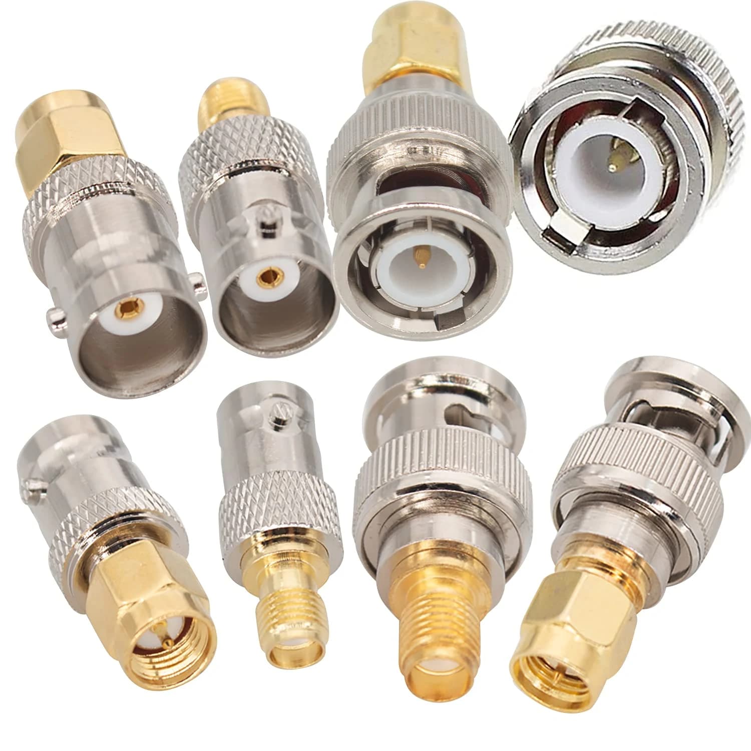 وصلة محول تردد لاسلكي BNC ذكور إلى SMA إناث #HH7 050906 | RF Coaxial Connector