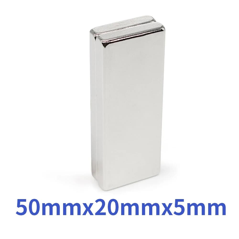 مغناطيس نيوديميوم 50x20x5mm Neodymium Magnet N35 NdFeB | Neodymium Magnet