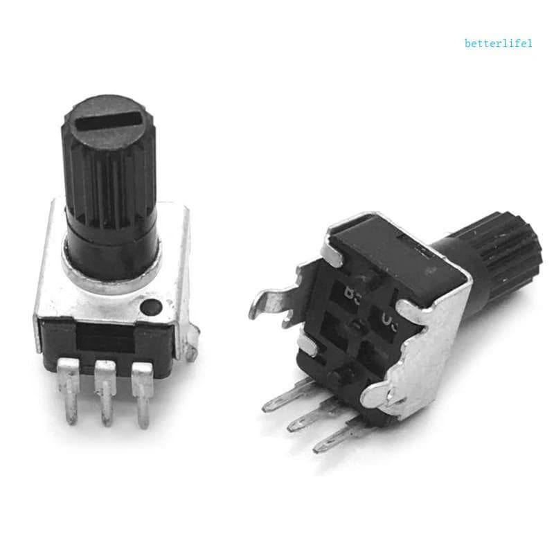 مقاومة متغيرة عمودية 5K بشافت 12.5mm طراز RV09 #R11 | Vertical Potentiometer