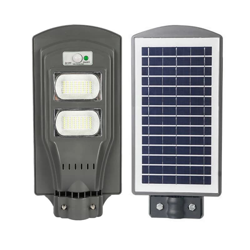 إضاءة شوارع شمسية خارجية مقاومة للماء مع حساس حركة PIR وتحكم ذكي | Solar Street Light