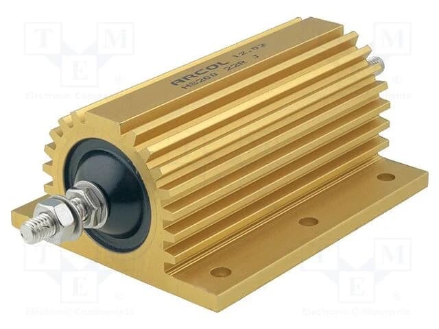 مقاومة بقدرة EBG HXP-4-U 2-22RJ 22 Ohm 200W | Resistor Module