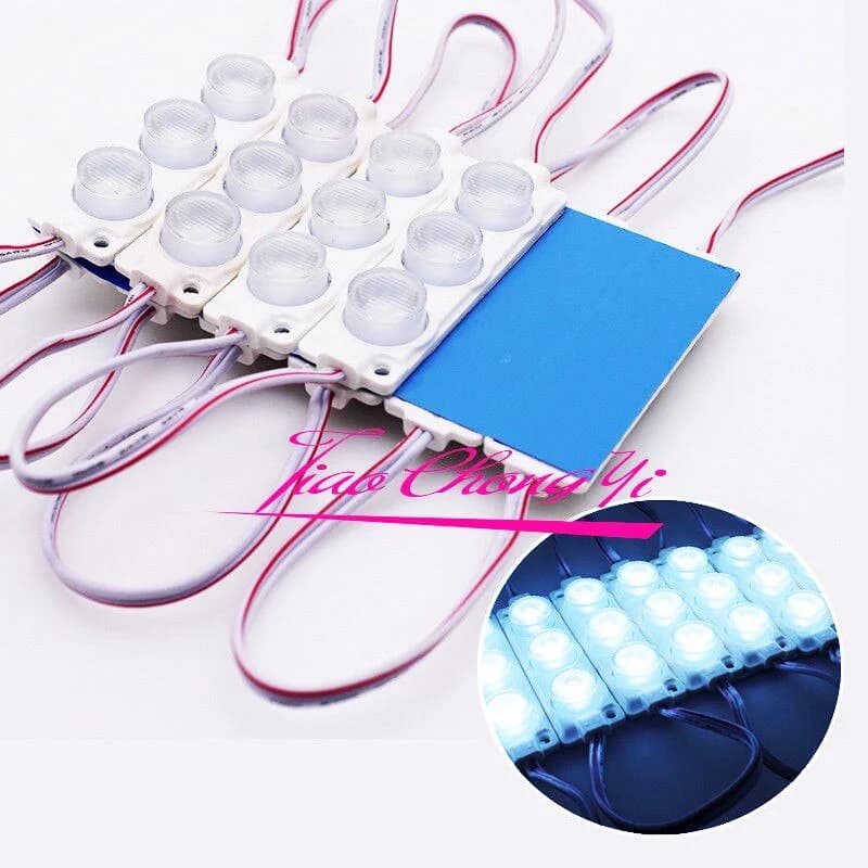 لوحة إضاءة ليد فائقة السطوع 12V 3W تحتوي على 24 ليد مقاس 44x5x3mm #P10 030146 | LED Lighting Board