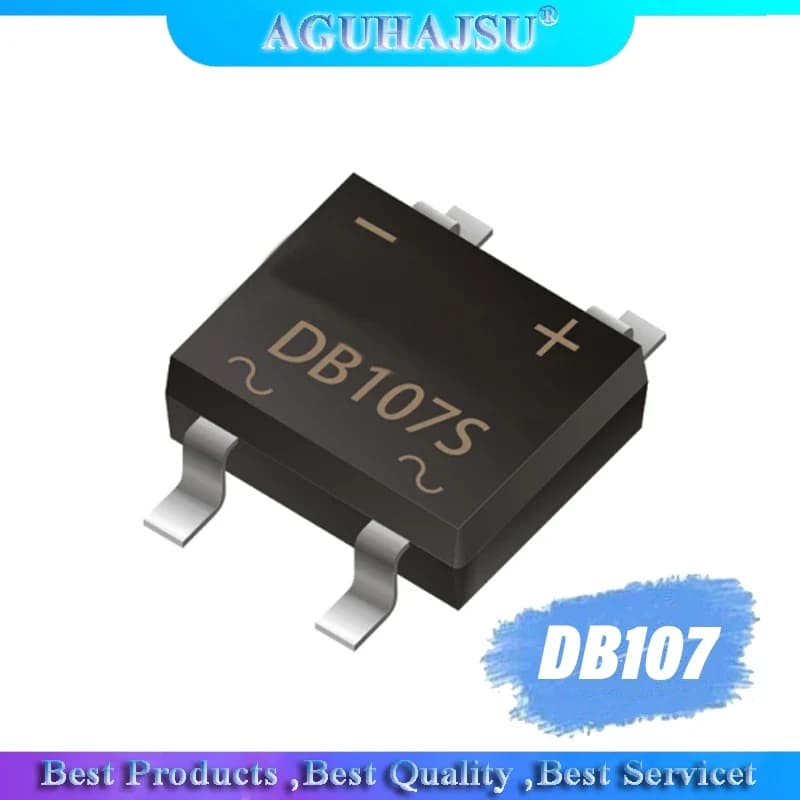 قنطرة توحيد SMD Bridge Rectifiers DB107 1A 1000V | SMD Bridge Rectifier