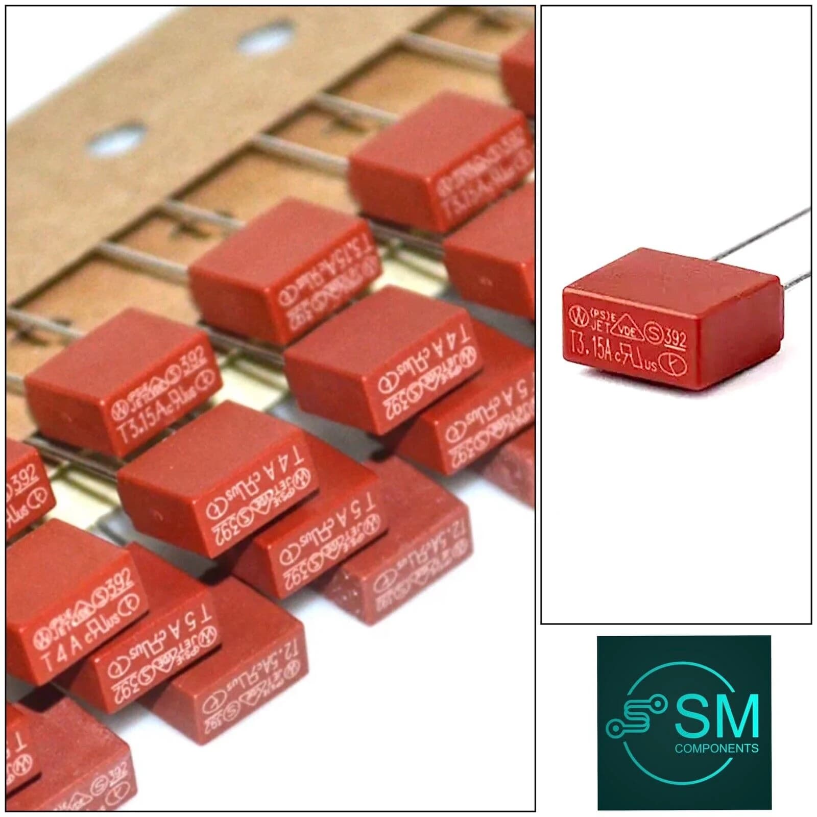 فيوز بلاستيكي 392 Mini Micro Square Plastic Fuse 250V #AA5 | Fuse