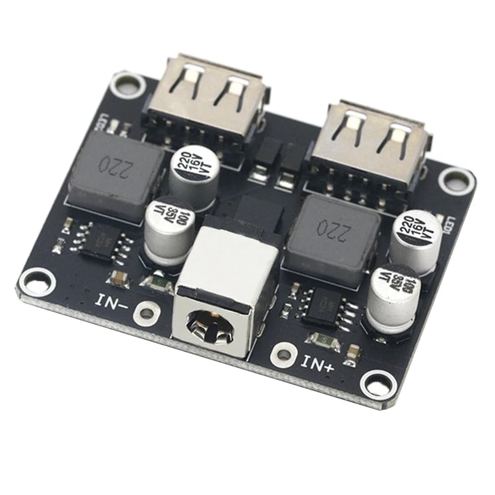 محول خافض للجهد USB QC3.0 10-32 فولت إلى 5-12 فولت 3 أمبير | Buck Converter Module