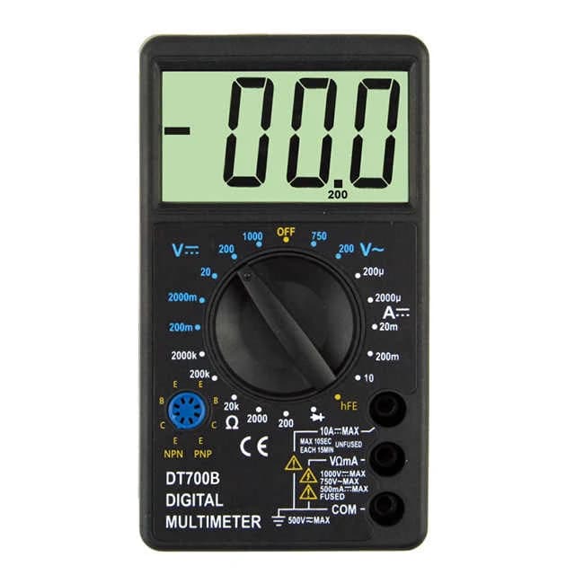 جهاز قياس متعدد رقمي بشاشة كبيرة DT700B | Digital Multimeter