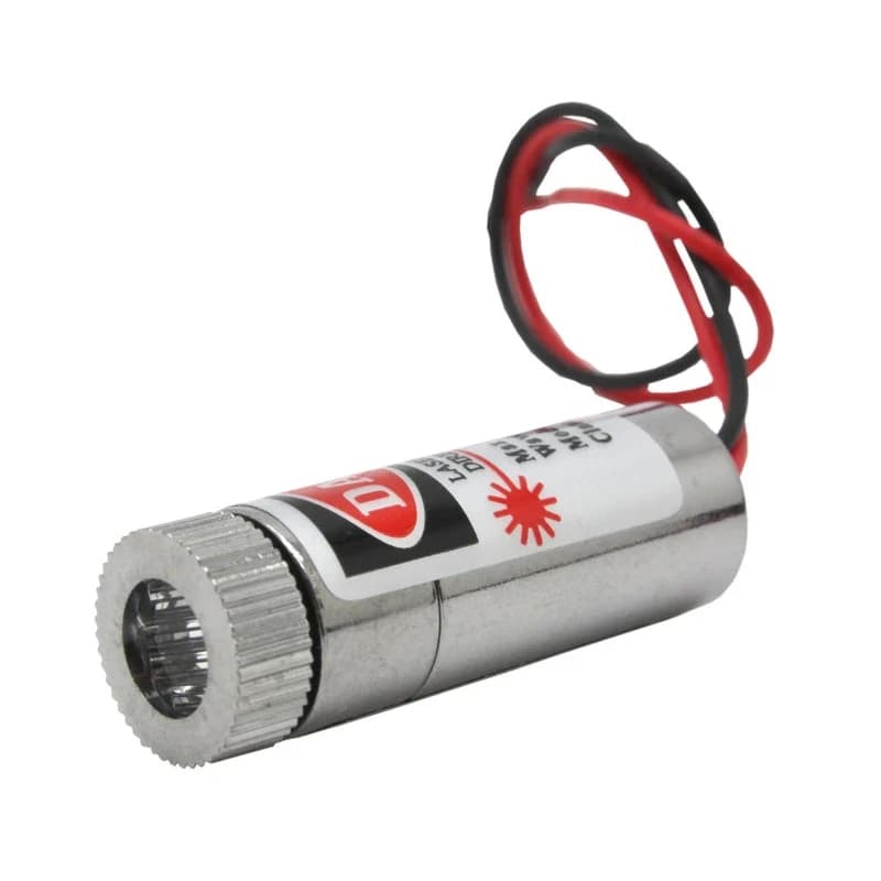 ليزر نقطي أحمر 5 ملي واط 5mW Red Point Laser Shape | Laser Diode Module