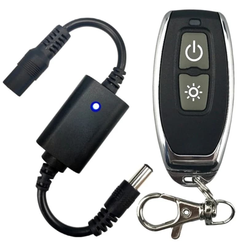مفتاح تحكم لاسلكي RF للتيار المستمر 3.7-12V | Wireless RF Remote Control Switch