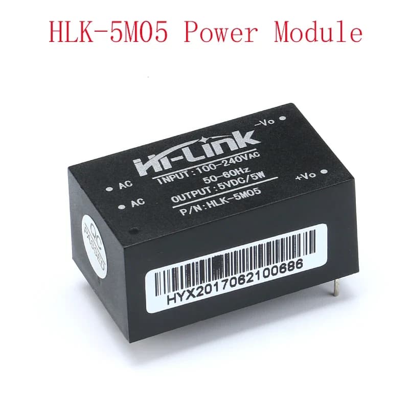 مبدل طاقة معزول HLK-5M05 AC 220V إلى 5V 1A 5W | Isolated Switching Power Supply Module