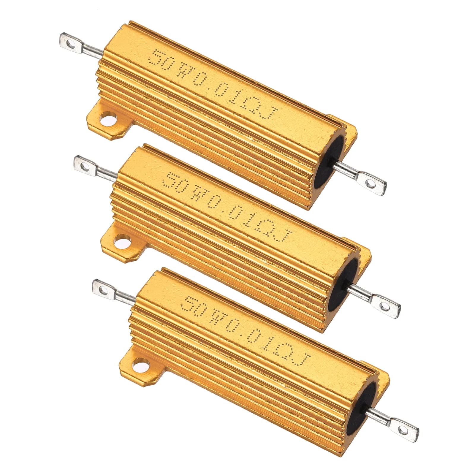 مقاومة غلاف ألومنيوم 0.1 أوم 50 واط | Aluminum Shell Resistor