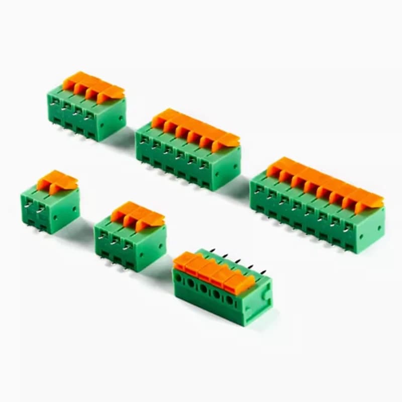 طرف توصيل زنبركي للوحات الدوائر المطبوعة 8P KF142R 5.08mm | PCB Spring Terminal Block