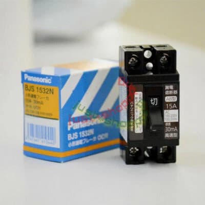 قاطع دورة تسريب أرضي باناسونيك 10A 2P BJS-10 | Earth Leakage Circuit Breaker