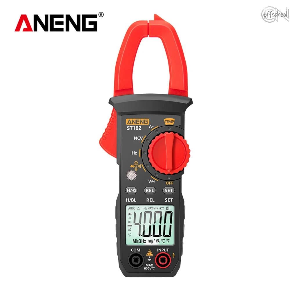 جهاز قياس التيار الرقمي ANENG ST182 pro 4000 Counts 400A مع شاشة مضيئة | Clamp Meter