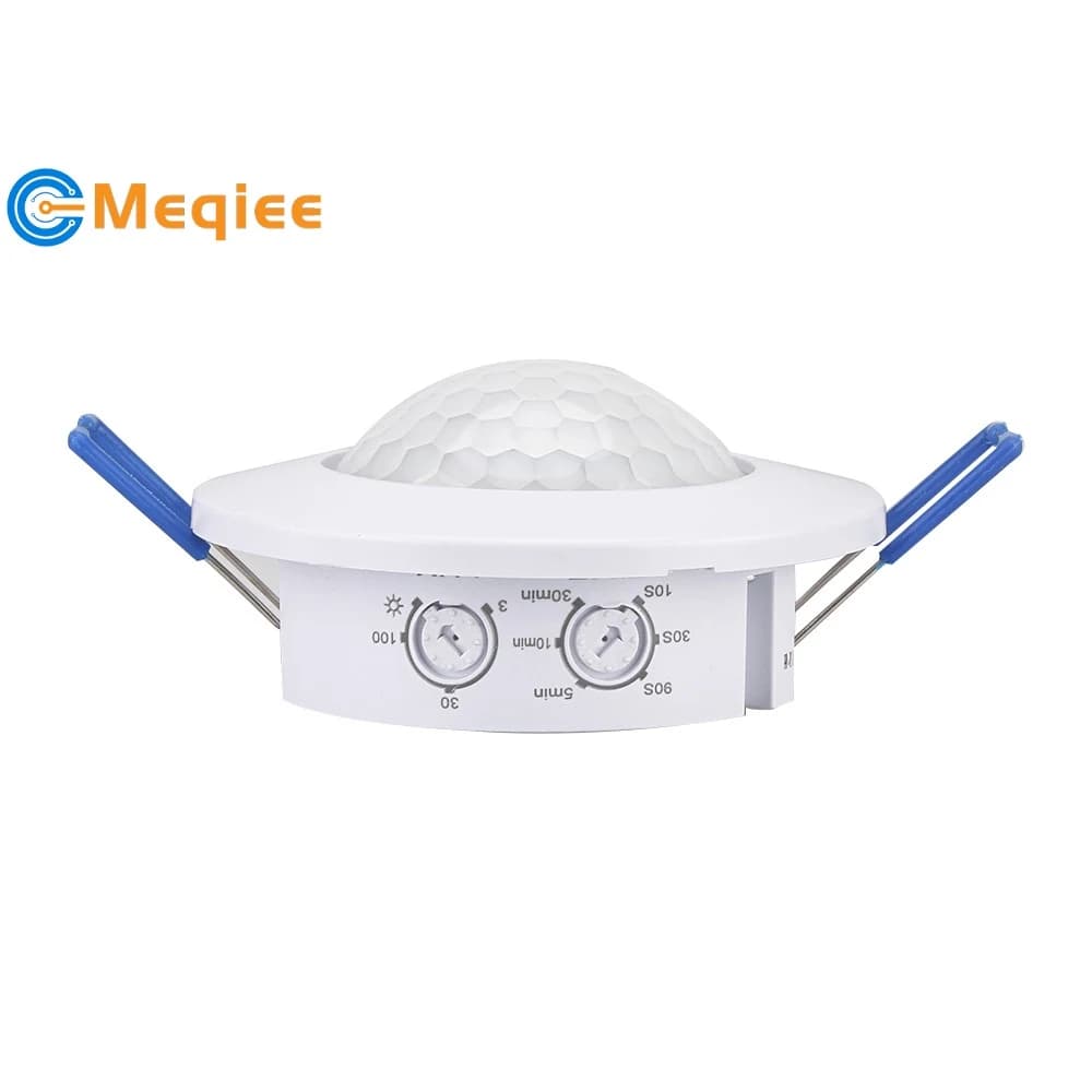 حساس حركة PIR للتحكم بالإضاءة AC220-240V 500-1200W وقت 10s-30m GXBE0164-001 | PIR Motion Sensor Switch