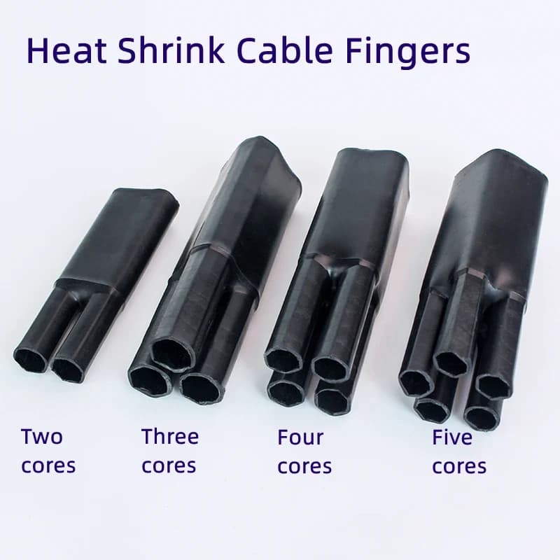 أنبوب انكماش حراري 50.0 80.08mm 2-1 1kv أسود | Heat Shrink Insulation Sleeving