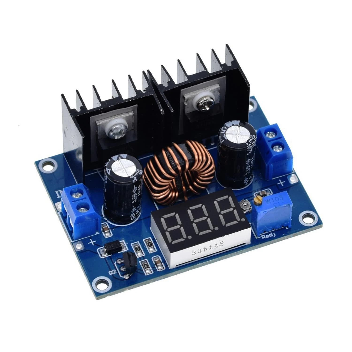 محول خفض الجهد DC-DC Step Down Voltage Converter 4-40V to 1.25-36V 8A #G9 012526 | DC-DC Converter