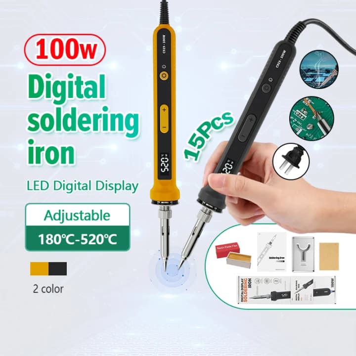 كاوي لحام كهربائي منحني 220V بقدرة 100W | Electric Soldering Iron