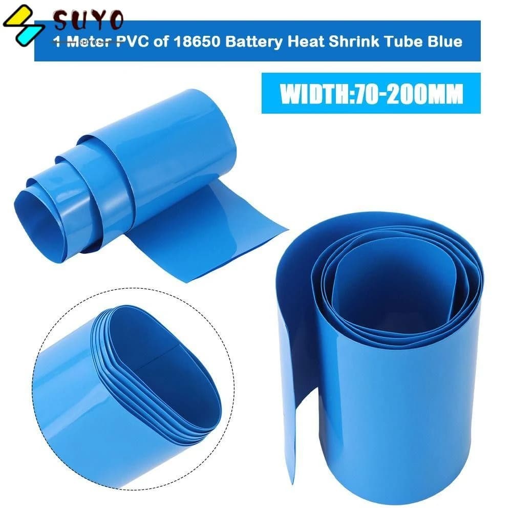 أنبوب انكماش حراري بولي كلوريد الفينيل 200mm بطول 1Meter | PVC Heat Shrink Tube
