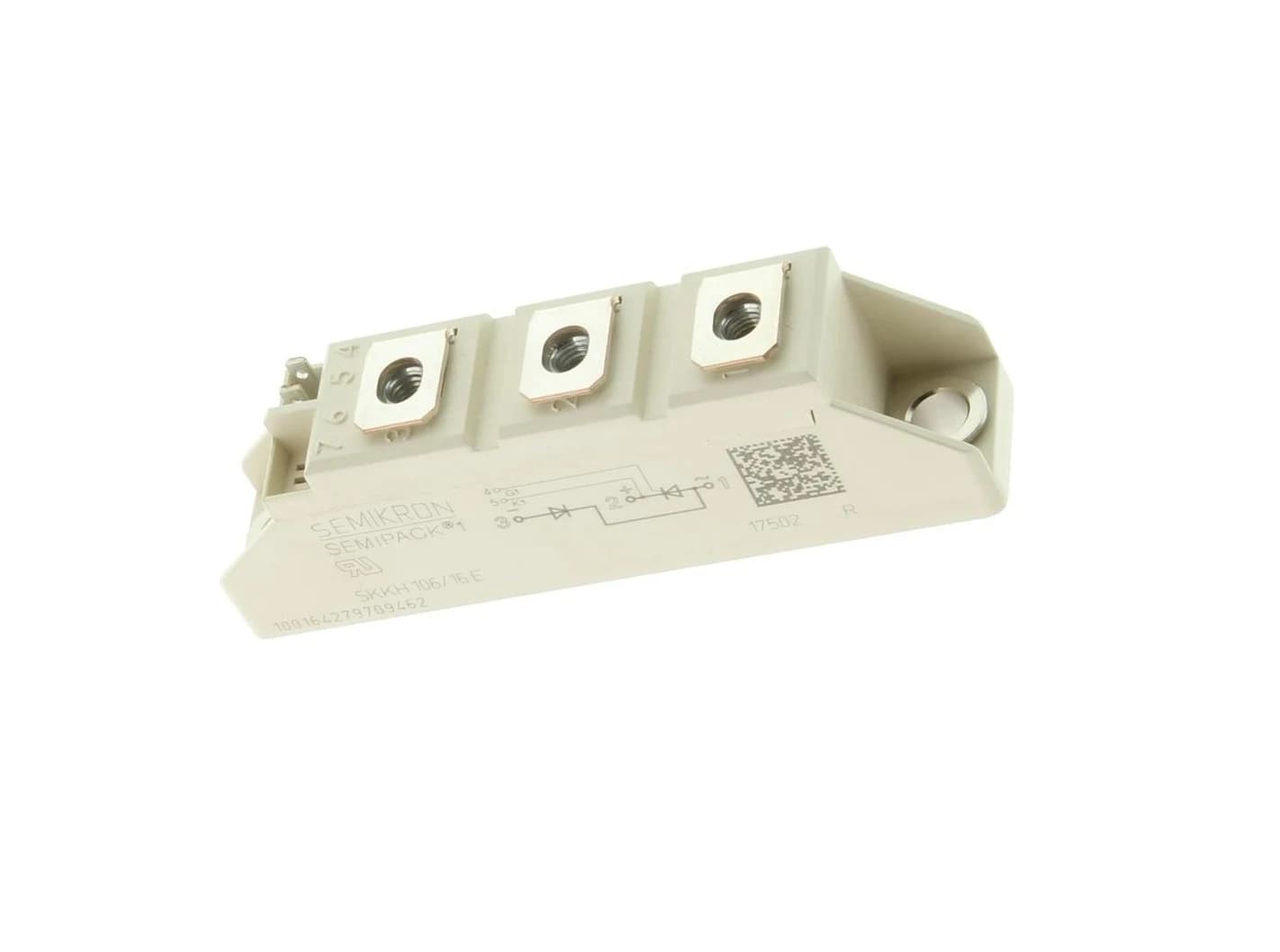 وحدة ثايرستور SEMIKRON SKKH106 16E 106A 1600V | Thyristor Module