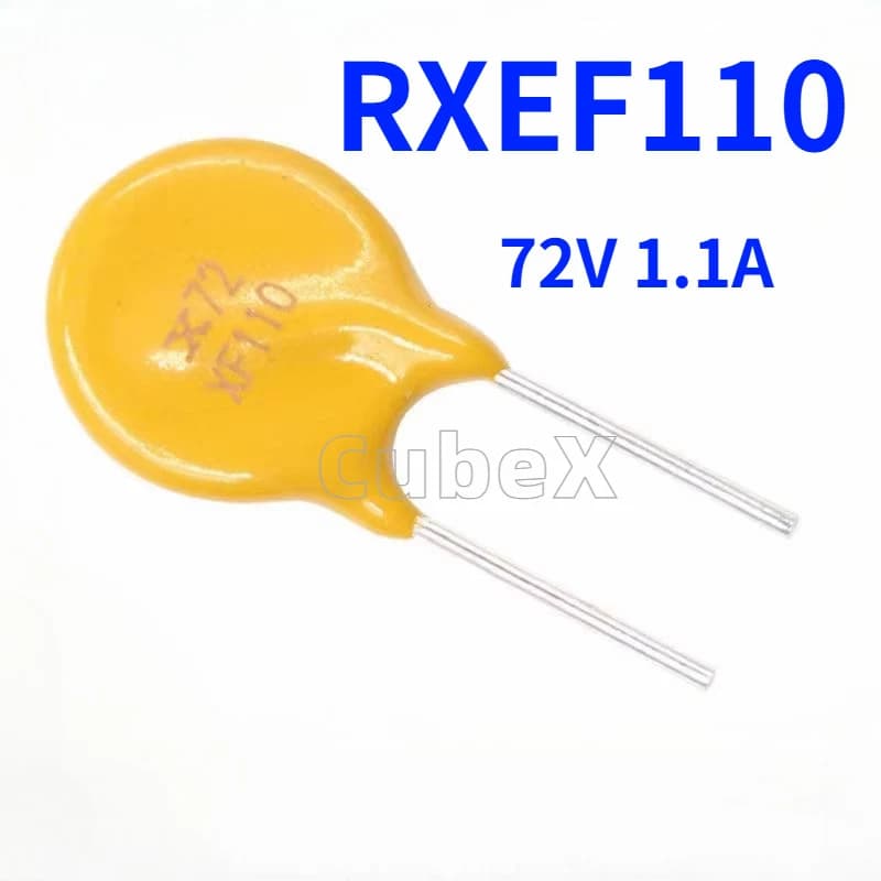 فيوز قابل لإعادة الضبط RXEF110 72V 1.1A | PPTC Resettable Fuse