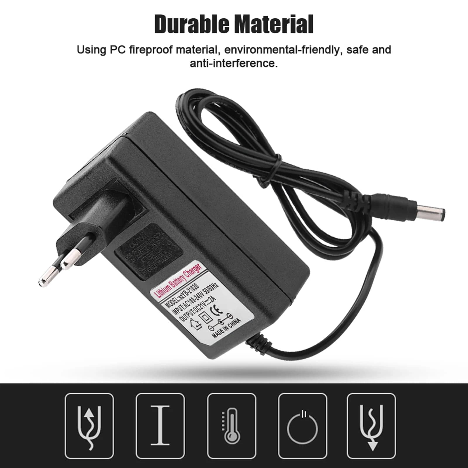 شاحن بطارية ليثيوم 26V 2A AC DC لبطاريات 6S | Battery Charger