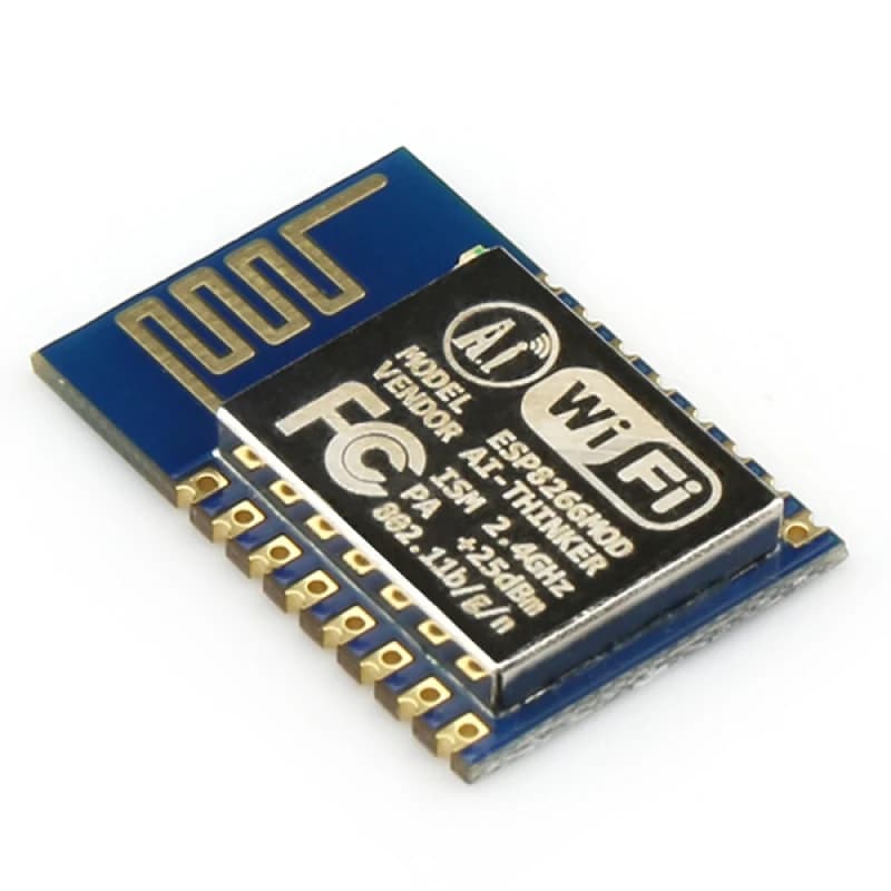 متحكم شبكات واي فاي ESP8266MOD WiFi Network Module + Goldpin Header Adapter Board | WiFi Module