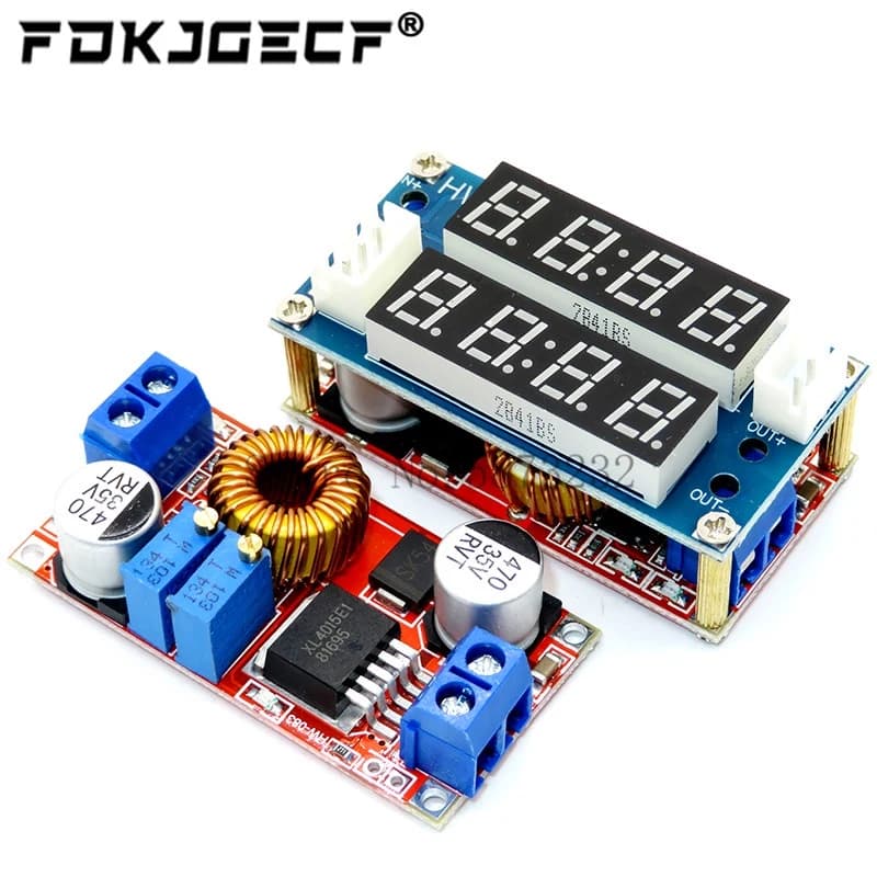 موديل خفض الجهد وقدرة التيار 5A Adjustable Power CC/CV Step-down Charge Module #G8 010376 | DC-DC Step-Down Module
