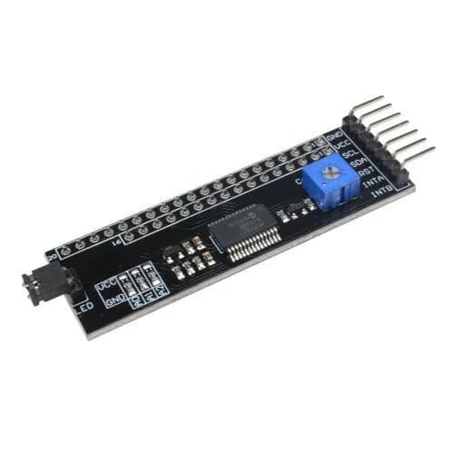 محول واجهة تسلسلية MCP23017 جهد 5 فولت لشاشات LCD 1602 2004 12864 | I2C IIC Serial Interface Module